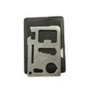 Kerocy Wallet Tool Card 11 in 1 Stainless Steel Survival Tool Pocket Kit Father's Day Gifts for Men Camping 2 Pack/5 Pack (Type2 ( 2 pack)) view 1