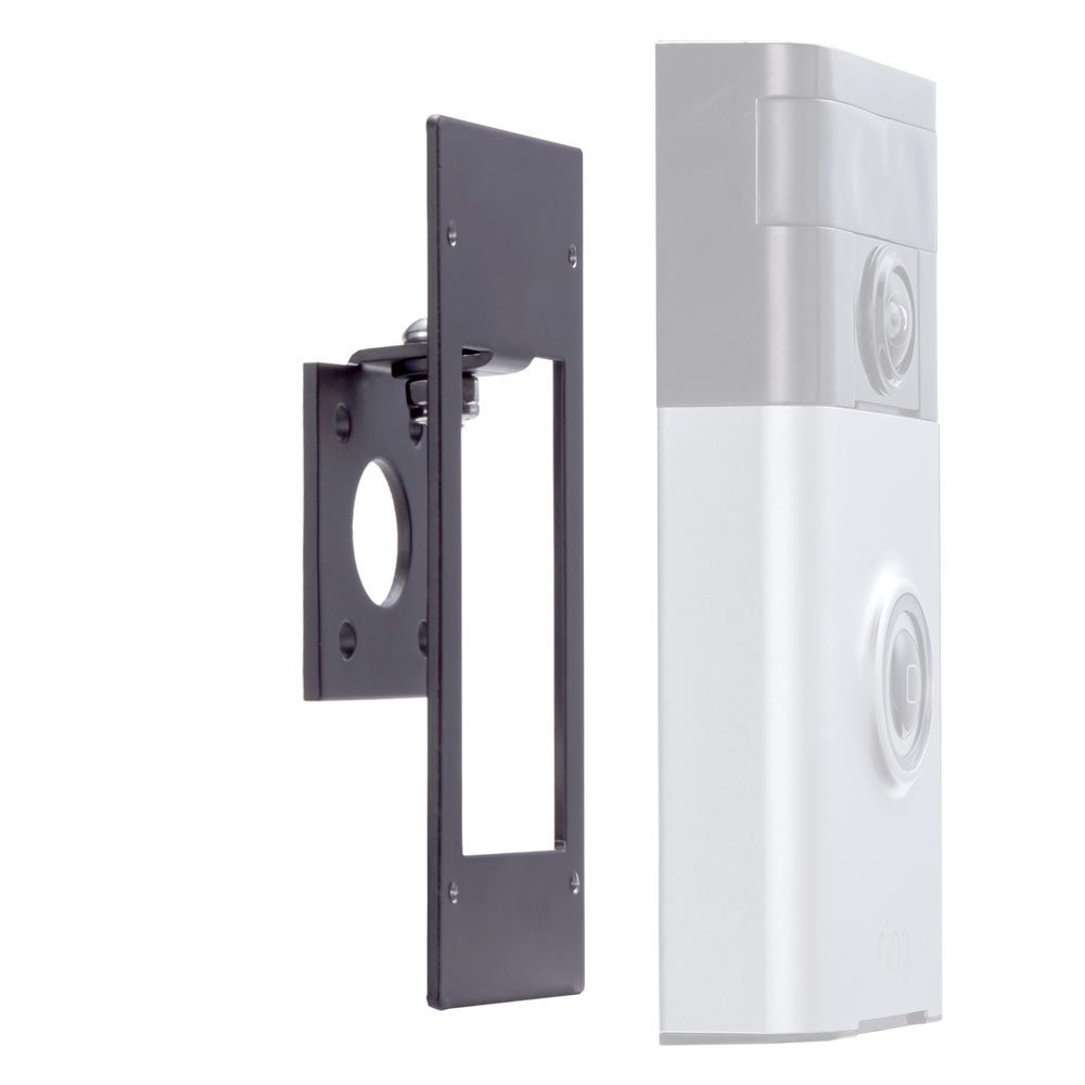 POPMAS Adjustable (-45 to +45 Degree) Metal Angle Mount Adapter Mounting Bracket Kit for Ring Wi-Fi Enabled Video Doorbell (Doorbell NOT Included)