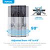 POPMAS Adjustable (-45 to +45 Degree) Metal Angle Mount Adapter Mounting Bracket Kit for Ring Wi-Fi Enabled Video Doorbell (Doorbell NOT Included) view 3