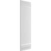 Ekena Millwork 16 1/8"W x 34"H True Fit PVC Three Board Joined Board-n-Batten Shutters, White (Per Pair - Hardware Not Included) view 2