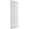 Ekena Millwork 21 1/2"W x 39"H True Fit PVC Four Board Joined Board-n-Batten Shutters, Unfinished (Per Pair - Hardware Not Included) view 2