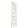 18"W x 50"H True Fit PVC Two Equal Louver Shutters, Unfinished (Per Pair - Hardware Not Included) view 4