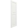 12"W x 39"H True Fit PVC Two Equal Raised Panel Shutters, Unfinished (Per Pair - Hardware Not Included) view 4