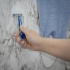 RazorGrip Portable Razor Holder Suction Cup Shower & Bathroom Razor Organizer Secure, Hygienic, Easy-Access Storage Patented Soft Grip Design. view 2