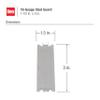 Oatey 33930 FHA Plates Stud Guard, 1-1/2-Inch x 3-Inch, Steel view 4