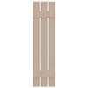 12"W x 44"H Lifetime Vinyl, TailorMade Three Board Spaced (2 Batten), Board-n-Batten Shutters, w/Shutter-Loks (Per Pair), Wicker view 2