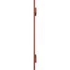 12"W x 44"H Lifetime Vinyl, TailorMade Three Board Spaced (2 Batten), Board-n-Batten Shutters, w/Shutter-Loks (Per Pair), Burgundy Red view 4