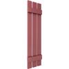 12"W x 49"H Lifetime Vinyl, TailorMade Three Board Spaced (2 Batten), Board-n-Batten Shutters, w/Shutter-Loks (Per Pair), Wineberry view 3