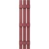12"W x 56"H Lifetime Vinyl, TailorMade Three Board Spaced (3 Batten), Board-n-Batten Shutters, w/Shutter-Loks (Per Pair), Wineberry view 2