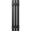 Ekena Millwork Lifetime Vinyl LS3S12X04700BL Standard Three Board Spaced, Board-n-Batten Vinyl Shutters, w/Installation Shutter-Lok's & Matching Screws (Per Pair), 12"W x 47"H, Black view 2