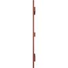 Ekena Millwork Lifetime Vinyl LS3S12X05900RD Standard Three Board Spaced, Board-n-Batten Vinyl Shutters, w/Installation Shutter-Lok's & Matching Screws (Per Pair), 12'W x 59'H, Burgundy Red view 4
