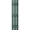 12"W x 63"H Lifetime Vinyl, Standard Three Board Spaced, Board-n-Batten Shutters, w/Installation Shutter-Lok's & Matching Screws (Per Pair), Forest Green view 2