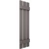 Ekena Millwork Lifetime Vinyl LS3S12X06300MS Standard Three Board Spaced, Board-n-Batten Vinyl Shutters, w/Installation Shutter-Lok's & Matching Screws (Per Pair), 12"W x 63"H, Musket Brown view 3