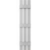 Ekena Millwork Lifetime Vinyl LS3S12X06300PG Standard Three Board Spaced, Board-n-Batten Vinyl Shutters, w/Installation Shutter-Lok's & Matching Screws (Per Pair), 12"W x 63"H, Paintable view 2