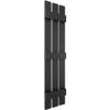 Ekena Millwork Lifetime Vinyl LS3S12X06700BL Standard Three Board Spaced, Board-n-Batten Vinyl Shutters, w/Installation Shutter-Lok's & Matching Screws (Per Pair), 12"W x 67"H, Black view 3