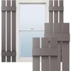 Ekena Millwork Lifetime Vinyl LS3S12X06700MS Standard Three Board Spaced, Board-n-Batten Vinyl Shutters, w/Installation Shutter-Lok's & Matching Screws (Per Pair), 12"W x 67"H, Musket Brown view 1