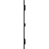 12"W x 80"H Lifetime Vinyl, Standard Three Board Spaced, Board-n-Batten Shutters, w/Installation Shutter-Lok's & Matching Screws (Per Pair), Black view 4