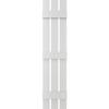 12"W x 80"H Lifetime Vinyl, Standard Three Board Spaced, Board-n-Batten Shutters, w/Installation Shutter-Lok's & Matching Screws (Per Pair), White view 2