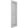 Ekena Millwork Lifetime Vinyl LP2S12X03100PG Standard Two Equal Panel Vinyls, Raised Panel Vinyl Shutters, w/Installation Shutter-Lok's & Matching Screws (Per Pair), 12"W x 31"H, Paintable view 3