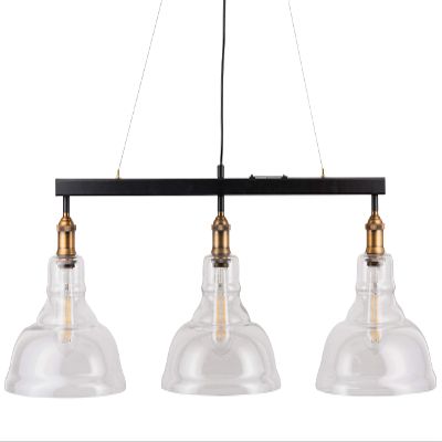 Lucera Pendant Lighting for Kitchen Island | Antique Brass 3 Pendant Light LL-P433-AB
