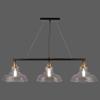 Lucera Pendant Lighting for Kitchen Island | Antique Brass 3 Pendant Light LL-P433-AB view 4