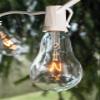 Vintage Edison Outdoor String Lights (PS50 Clear - White Wire, 50 ft) view 3