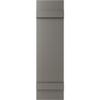 14"W x 31"H Lifetime Vinyl, Standard Four Board Joined, Board-n-Batten Shutters, w/Installation Shutter-Lok's & Matching Screws (Per Pair), Tuxedo Grey view 2