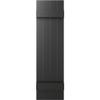 Ekena Millwork Lifetime Vinyl LJ4S14X03900BL Standard Four Board Joined, Board-n-Batten Vinyl Shutters, w/Installation Shutter-Lok's & Matching Screws (Per Pair), 14"W x 39"H, Black view 2