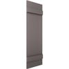 Ekena Millwork Lifetime Vinyl LJ4S14X04300MS Standard Four Board Joined, Board-n-Batten Vinyl Shutters, w/Installation Shutter-Lok's & Matching Screws (Per Pair), 14"W x 43"H, Musket Brown view 3
