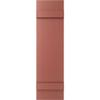Ekena Millwork Lifetime Vinyl LJ4S14X04300RD Standard Four Board Joined, Board-n-Batten Vinyl Shutters, w/Installation Shutter-Lok's & Matching Screws (Per Pair), 14"W x 43"H, Burgundy Red view 2