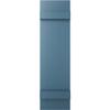 14"W x 51"H Lifetime Vinyl, Standard Four Board Joined, Board-n-Batten Shutters, w/Installation Shutter-Lok's & Matching Screws (Per Pair), Classic Blue view 2