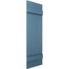 14"W x 51"H Lifetime Vinyl, Standard Four Board Joined, Board-n-Batten Shutters, w/Installation Shutter-Lok's & Matching Screws (Per Pair), Classic Blue view 3