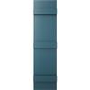 14"W x 59"H Lifetime Vinyl, Standard Four Board Joined, Board-n-Batten Shutters, w/Installation Shutter-Lok's & Matching Screws (Per Pair), Midnight Blue view 2