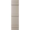 14"W x 59"H Lifetime Vinyl, Standard Four Board Joined, Board-n-Batten Shutters, w/Installation Shutter-Lok's & Matching Screws (Per Pair), Clay view 2
