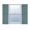 Ekena Millwork Lifetime Vinyl LJ4S14X06700WB Standard Four Board Joined, Board-n-Batten Vinyl Shutters, w/Installation Shutter-Lok's & Matching Screws (Per Pair), 14"W x 67"H, Wedgewood Blue view 1