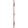 Ekena Millwork Lifetime Vinyl LJ4S14X06700RD Standard Four Board Joined, Board-n-Batten Vinyl Shutters, w/Installation Shutter-Lok's & Matching Screws (Per Pair), 14"W x 67"H, Burgundy Red view 4