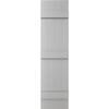 Ekena Millwork Lifetime Vinyl LJ4S14X07100PG Standard Four Board Joined, Board-n-Batten Vinyl Shutters, w/Installation Shutter-Lok's & Matching Screws (Per Pair), 14"W x 71"H, Paintable view 2