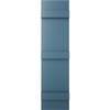14"W x 75"H Lifetime Vinyl, Standard Four Board Joined, Board-n-Batten Shutters, w/Installation Shutter-Lok's & Matching Screws (Per Pair), Classic Blue view 2