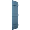 14"W x 75"H Lifetime Vinyl, Standard Four Board Joined, Board-n-Batten Shutters, w/Installation Shutter-Lok's & Matching Screws (Per Pair), Classic Blue view 3