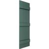 14"W x 80"H Lifetime Vinyl, Standard Four Board Joined, Board-n-Batten Shutters, w/Installation Shutter-Lok's & Matching Screws (Per Pair), Forest Green view 3