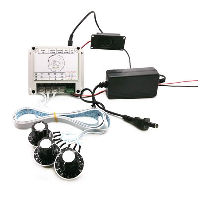 BearHoHo Escape Room Props Puzzles 3 Rotary Knobs with Graduate Control 12V EM Lock(not Included) Escape Room The Game Expansion