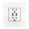 Legrand adorne Dual-USB Multi-Outlet With Matching Wall Plate (White Finish), ARTRUSB153W4WP view 1
