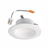 RL 4 in. White Integrated LED Recessed Ceiling Light Fixture Retrofit Baffle Trim with 90 CRI, 5000K Daylight view 1