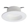 RL 4 in. White Integrated LED Recessed Ceiling Light Fixture Retrofit Baffle Trim with 90 CRI, 5000K Daylight view 2