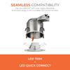 HALO 4 Shallow Remodel Recessed Lighting Housing with Quick Connect, IC-Rated, for HALO LED Trims & Modules - H2750RICAT view 4