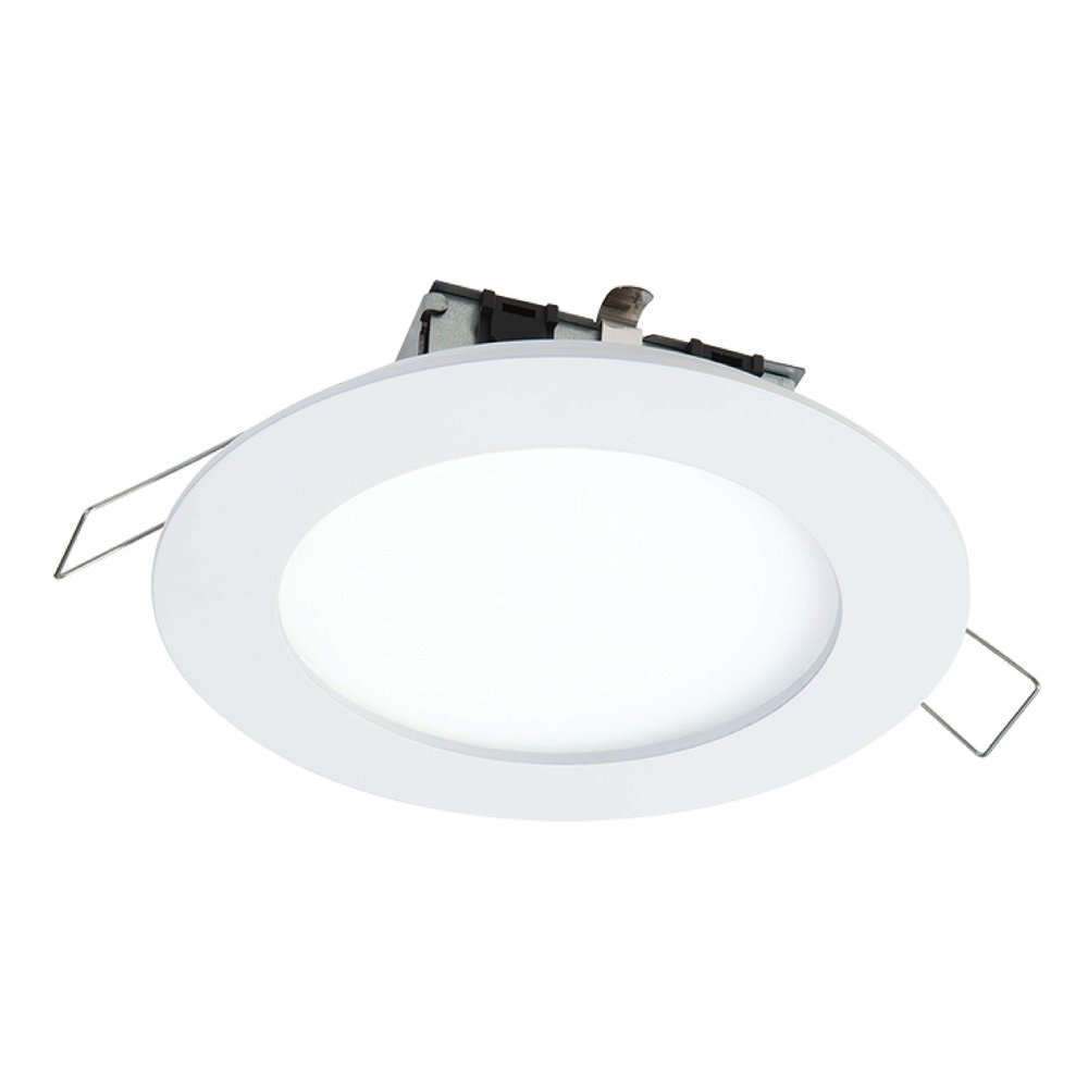 HALO 4 in Round Integrated LED Surface Mount Recessed Downlight Trim, 5000K, Wet Rated for Shower and Outdoor Lighting Applications, Energy Star, White Finish - SMD4R6950WHDM