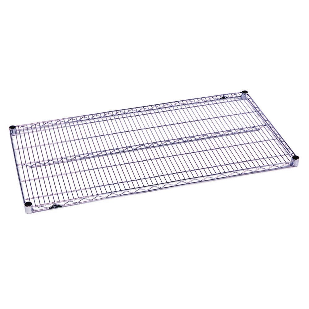 Wire Shelf, 18x48 in., Chrome Plated, PK4