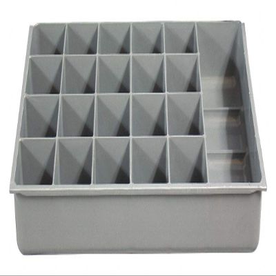 Durham 229-95-21-IND Small, 21 Compartment Insert, Gray