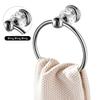 WINCASE Chrome Towel Ring, Bath Hand Towel Holder Crystal, Silver Towel Rack Wall Mounted view 4