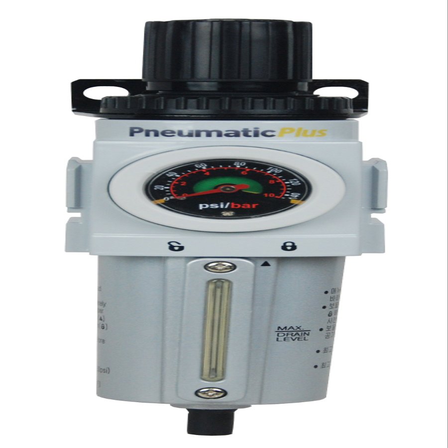 PneumaticPlus PPP4-N04BG-Q1 Air Filter Regulator Combo 1/2" NPT, 5 Micron